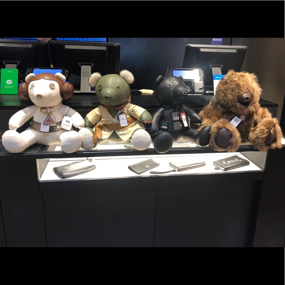 Coach X Star Wars Collectible Bears Set of 4